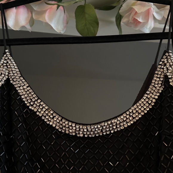 Mac Duggal Maxi Beaded Dress - Picture 4 of 11